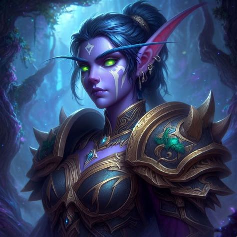 World Of Warcraft Night Elf In 2024 World Of Warcraft Druid Night Elf Warcraft Art