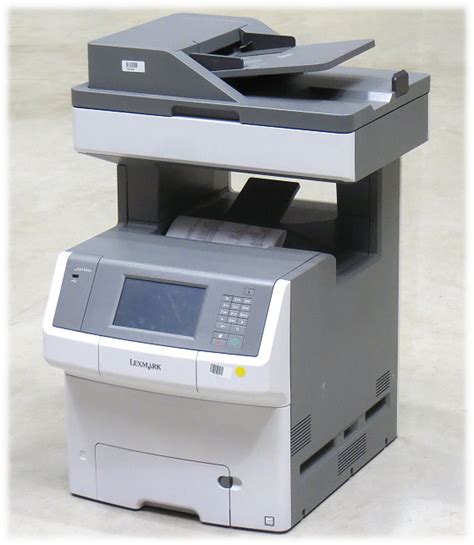 Lexmark XS748de All In One FAX Kopierer Scanner Farblaserdrucker 36 100