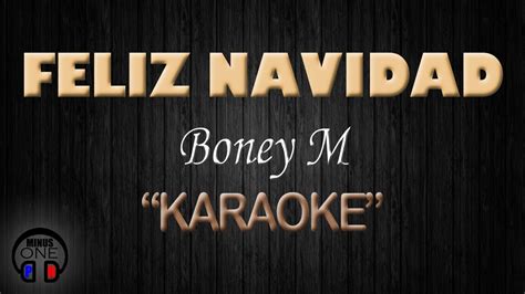 FELIZ NAVIDAD - Boney M. (KARAOKE) Original Key Acordes - Chordify