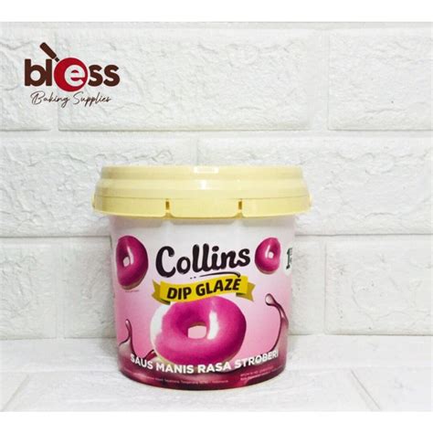 Jual Collins Dip Glaze Kg Doughnut Topping Donat Donut Pisang