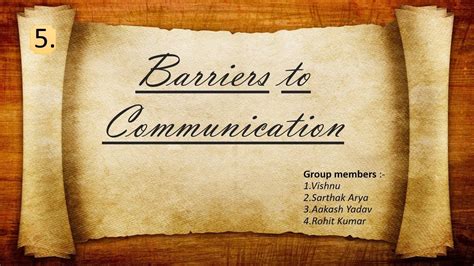 Ppt Presentation On Barriers To Communication [content] Part 1 Youtube