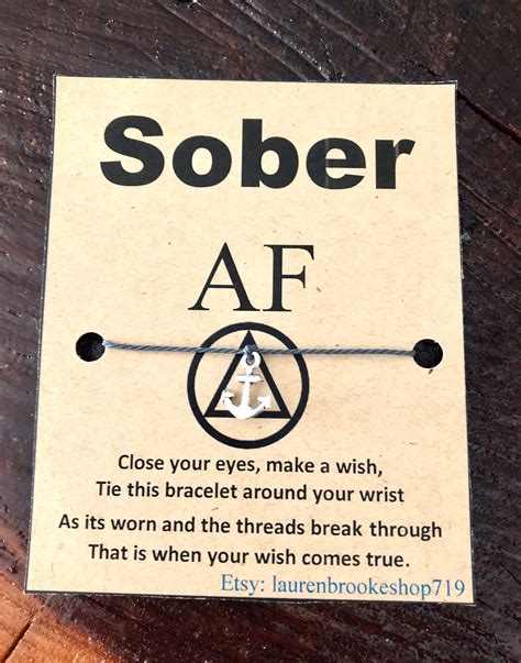 Recovery Gifts Sobriety Gift Sober AF Recovery Gifts For Etsy