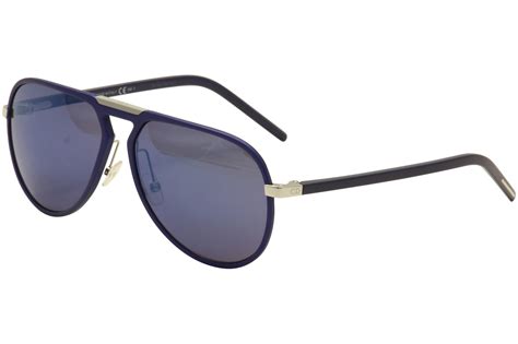 Christian Dior Homme Men S Al S Blue Aviator Sunglasses Joylot