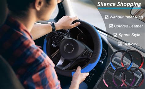 Amazon Silence Shopping Leather Steering Wheel Cover Universal