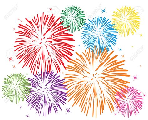 Free Rainbow Fireworks Cliparts, Download Free Rainbow Fireworks ...