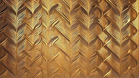 Premium Photo Shiny Gold Background With Patterns Luxury Golden