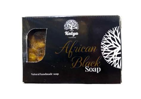 Katya Natures Pure African Black Soap 100gm Kenya