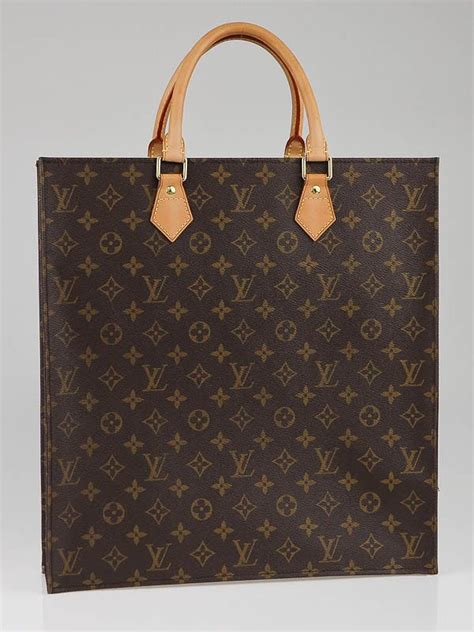 Louis Vuitton Monogram Canvas Sac Plat Tote Bag Yoogis Closet