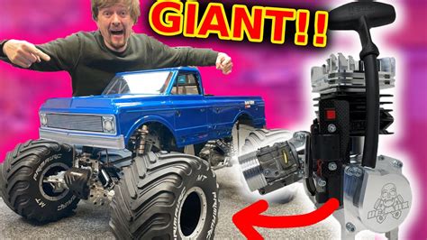 Worlds Biggest RC Car Gets Biggest Engine 6x Power YouTube