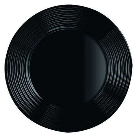 Harena Luminarc Black Dinner Plate 10 5 Inch 4pcs Set Black