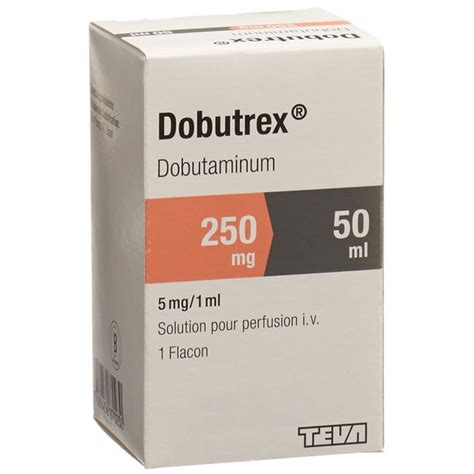 Dobutrex Sol Perf 250 Mg50ml Flac 50 Ml Commander En Ligne