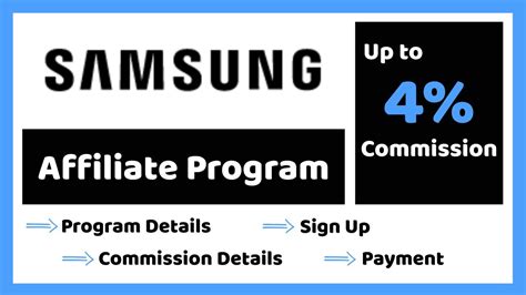 Samsung Affiliate Program Earn Money From Samsung Youtube