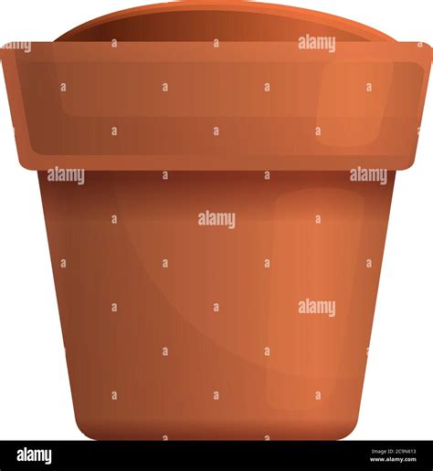 Soil In Plant Pot Icon Cartoon Of Soil In Plant Pot Vector Icon For