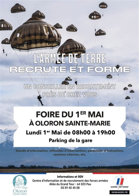 Larmée de terre recrute et forme Oloron Sainte Marie