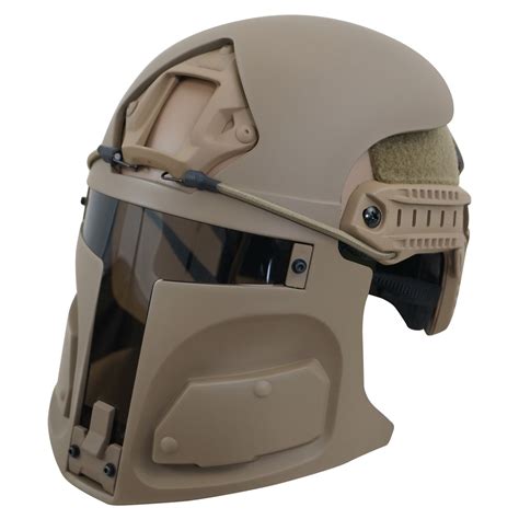 Desert Raider Bounty Hunter Helmet Mask For Ops Core FAST Mask Only