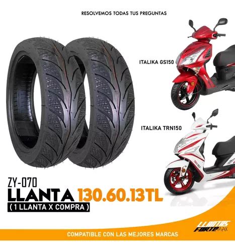 Llanta Italika Uso Lluvia Urbana Marca Fortemax Env O Gratis