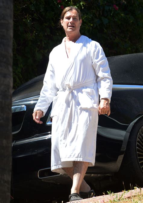 Fabio Lanzoni, 65, seen in bathrobe outside LA mansion 25 years after ...