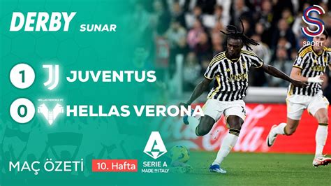 Juventus Verona 1 0 Maç Özeti Serie A 202324 Youtube