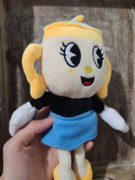 Game Cuphead Mugman Ms Chalice Stuffed Plush Toy Doll 25cm Etsy