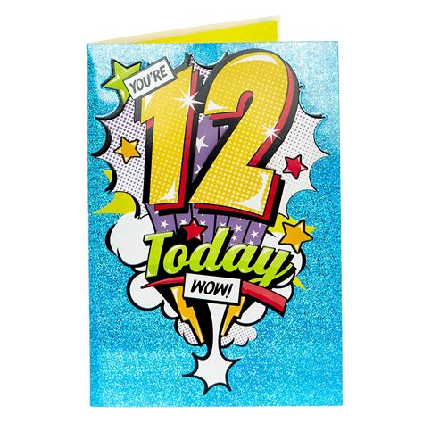 Happy 12th Birthday Cards