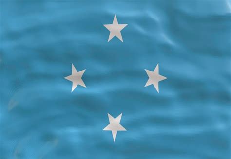 Premium Photo National Flag Of Micronesia Background With Flag Of Micronesia