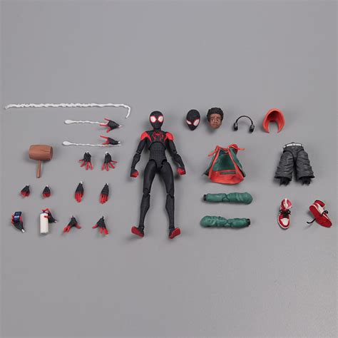 Spider Man Into The Spider Verse Miles Morales Figure By Sentinel