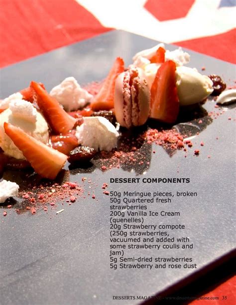 Deconstructed Eton Mess Plated Desserts Pinterest