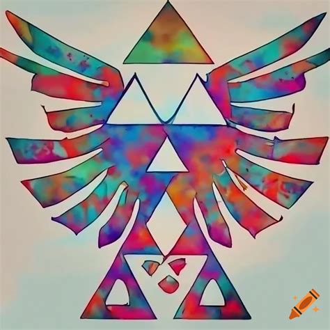 Triforce Tattoo Design Inspired By Legend Of Zelda On Craiyon