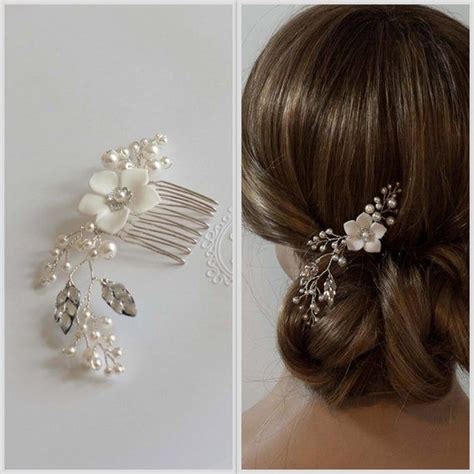 Peigne cheveux mariage romantique peigne cheveux mariée bohème chic