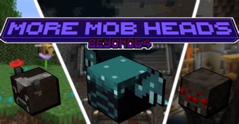 More Mob Heads Addon Mcpe Bedrock Mod Minecraft Net