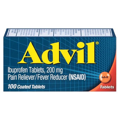 Advil Ibuprofen Pain Reliever Fever Reducer Tablets Walgreens