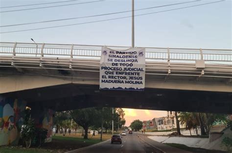 Aparecen mantas en Culiacán donde el PAS se deslinda del proceso que