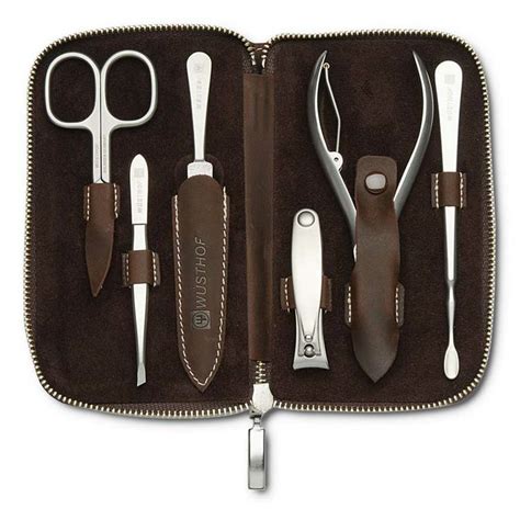 Pin By R S On Manicure Set Manicure Set Leather Swiss Knives