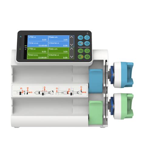 Medical Equipment Yszs S5d Medical Dual Channels Syringe Pump Syringe