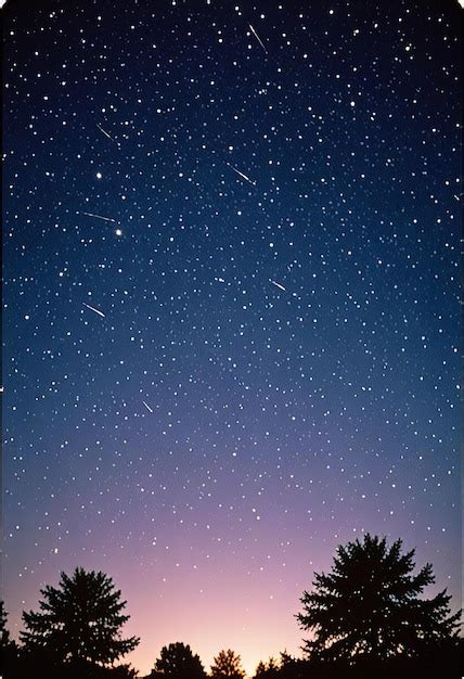 Photo Summer Night Sky With Twinkling Stars Premium AI Generated Image