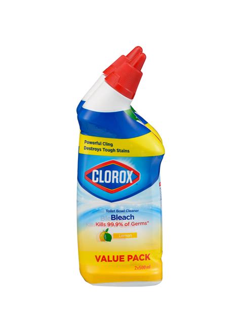 Clorox Toilet Bowl Cleaner Bleach Lemon Tp 2x500ml Village Grocer Ekocheras