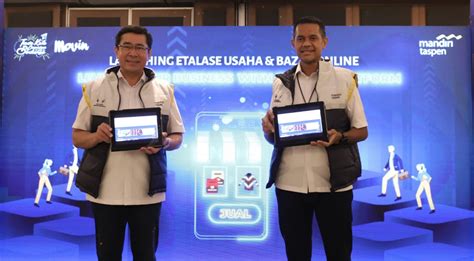 Dorong Nasabah Menuju Digitalisasi UMKM Bank Mandiri Taspen Gandeng