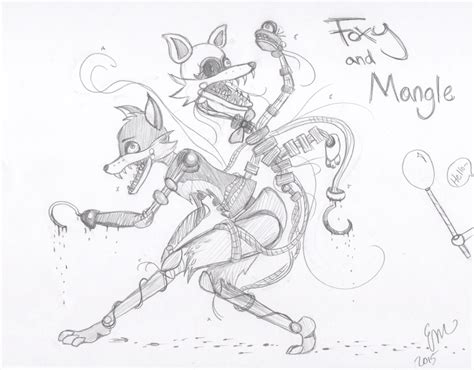 Foxy x Mangle by Gameraider100 on DeviantArt