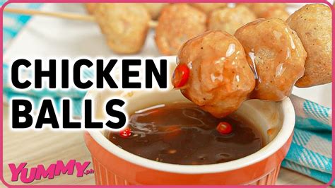 How To Make Homemade Chicken Balls And Sauce Simple And Tasty Recipe