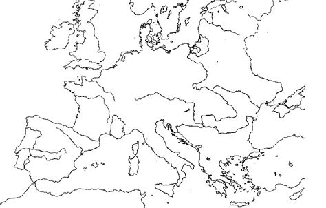 Blank Map Of Medieval Europe