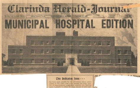 History | Clarinda Regional Health Center | Clarinda, IA