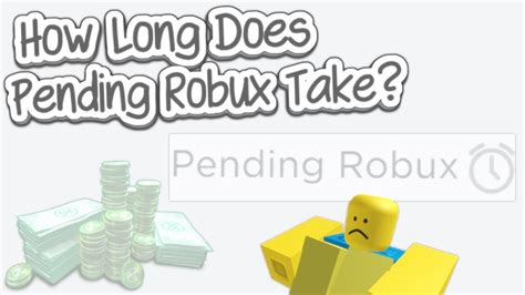 How Long Does Pending Robux Take On Roblox 2024 YouTube