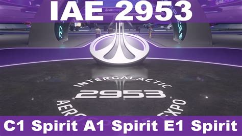 Star Citizen C Spirit A Spirit E Spirit Youtube