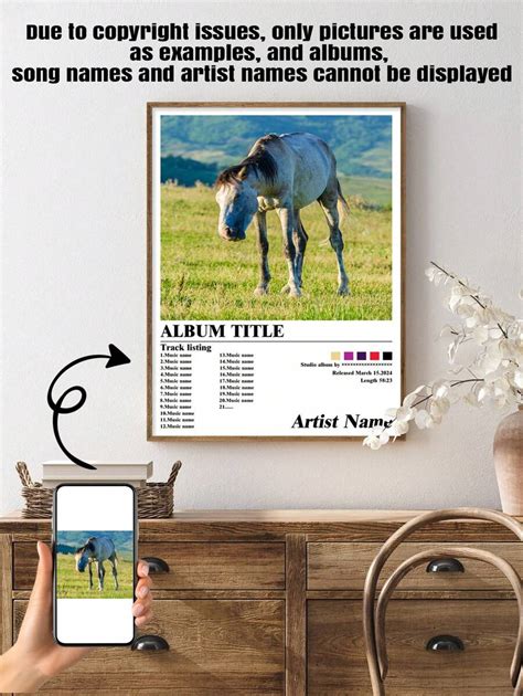 1pc Custom Album Poster Minimalist Album Cover Poster Music Print