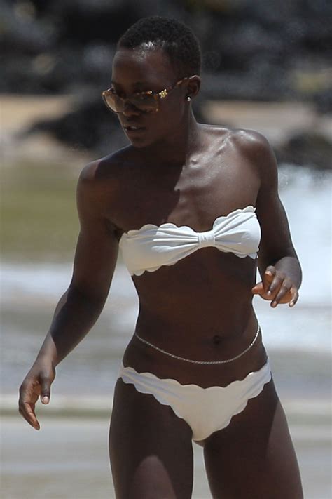 LUPITA NYONGO In Bikini At A Beach I Haeaii HawtCelebs