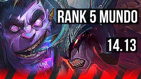 Dr Mundo Vs Aatrox Top Rank 5 Mundo 8 2 3 Dominating Euw