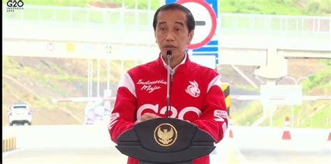 Presiden Jokowi Resmikan Jalan Tol Manado Bitung Seksi Danowudu Bitung