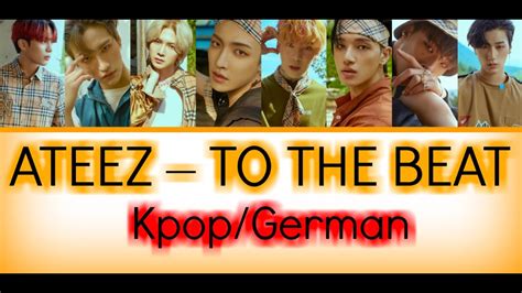 Ateez To The Beat Color Coded Lyrics Han Rom German Deutsch Sub