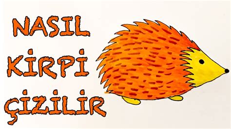 Nasıl Kirpi Çizilir How To Draw A Hedgehog Kolay Resim Çizimi