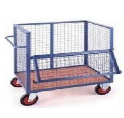 4 Wheels Mild Steel Cage Trolley Loading Capacity 500 Kg At 7200 In